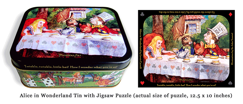 Tin with Puzzle