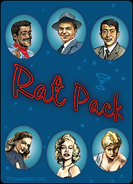 Rat Pack Playing Cards